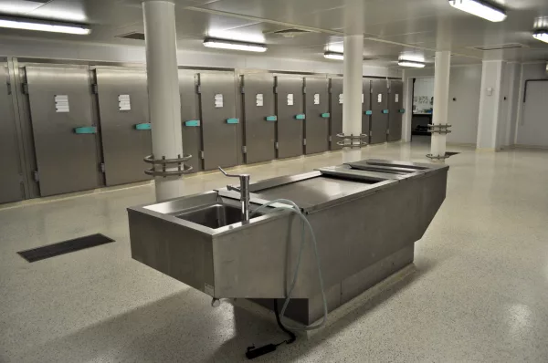 Morgue CHU Henri Mondor Creteil France - Mortuary Hospital Paris France