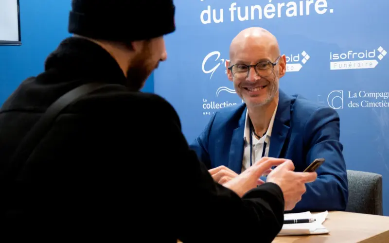 olivier parisse en entretien au salon